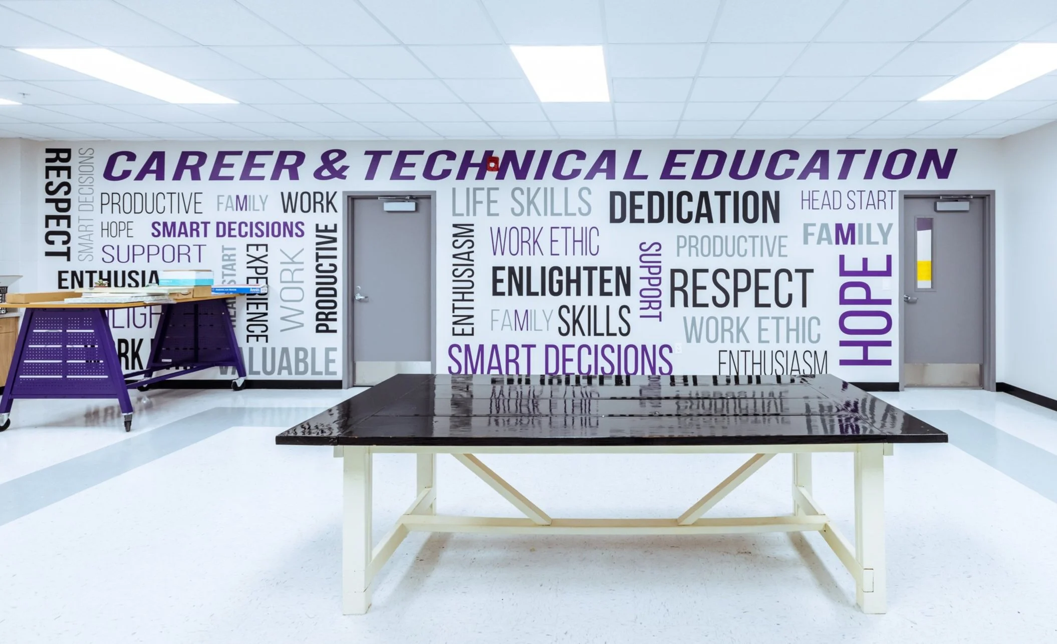 Career Tech Education CTE+Wall Milan High School