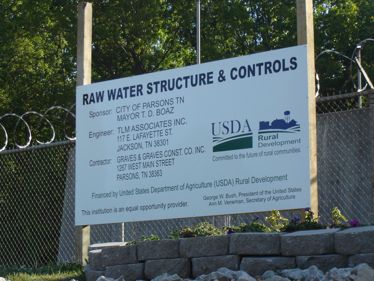 Parsons Water Treatment Facility