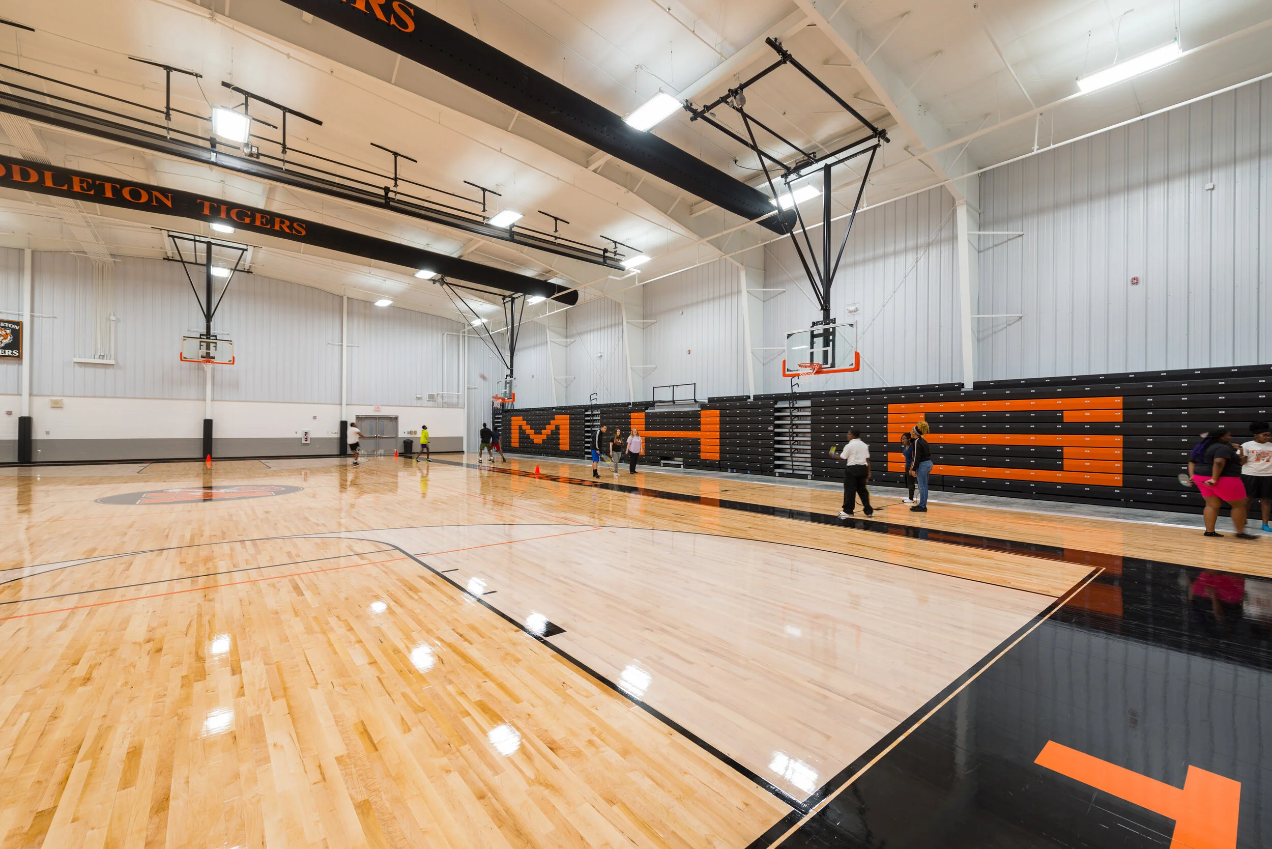 Middleton High School Gym Court